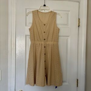 Cupshe Beige Jersey Mini Dress